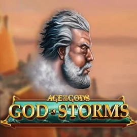 Official Slots logo: Age Of The Gods: God of Storms by Playtech at VeryWell Casino
