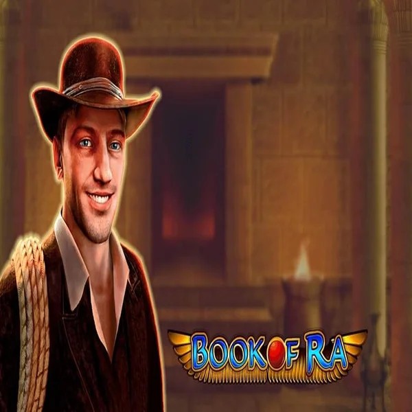Official Slots logo: Book of Ra by Greentube at VeryWell Casino
