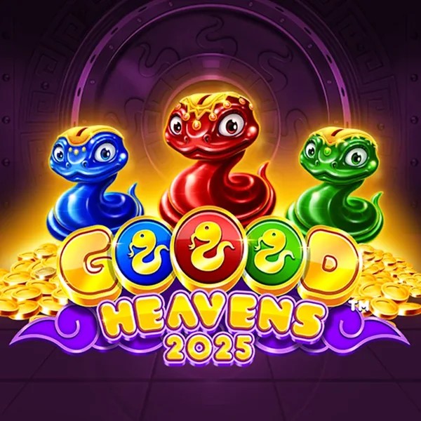 Goood Heavens slot logo by Rarestone Gaming at VeryWell CasinoGoood Heavens