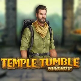 Temple Tumble Megaways slot logo by Relax Gaming at VeryWell CasinoTemple Tumble Megaways