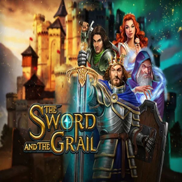 The Sword and the Grail slot logo by Play'n GO at VeryWell Casino